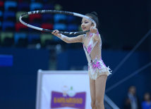 Bədii gimnastika üzrə 22-ci Azərbaycan Birinciliyi və Bölgələrarası Kubok yarışları. Bakı, Azərbaycan, 17 dekabr 2015